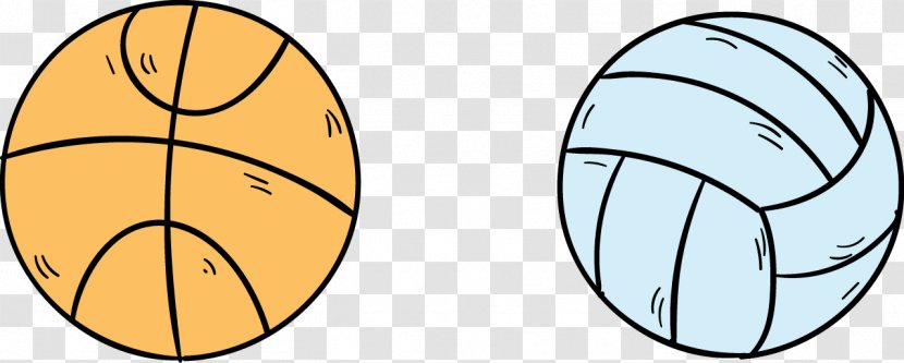 Basketball Drawing Sports Equipment - Cartoon - Vector Painted Transparent PNG