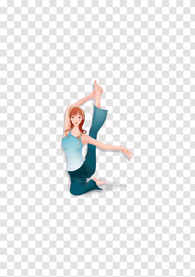 Yoga Cartoon - Rachel Brathen - Vector For Women Transparent PNG