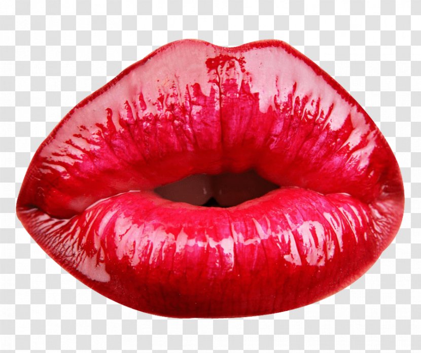 Lip Clip Art - Frame - Red Lips Image Transparent PNG
