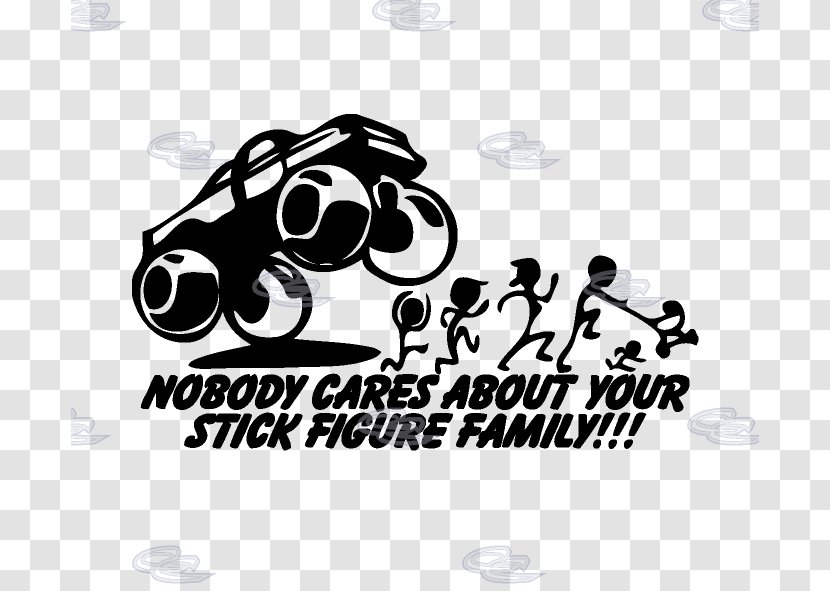 Decal Sticker Stick Figure Family Car - Vinyl Group - Running Transparent PNG