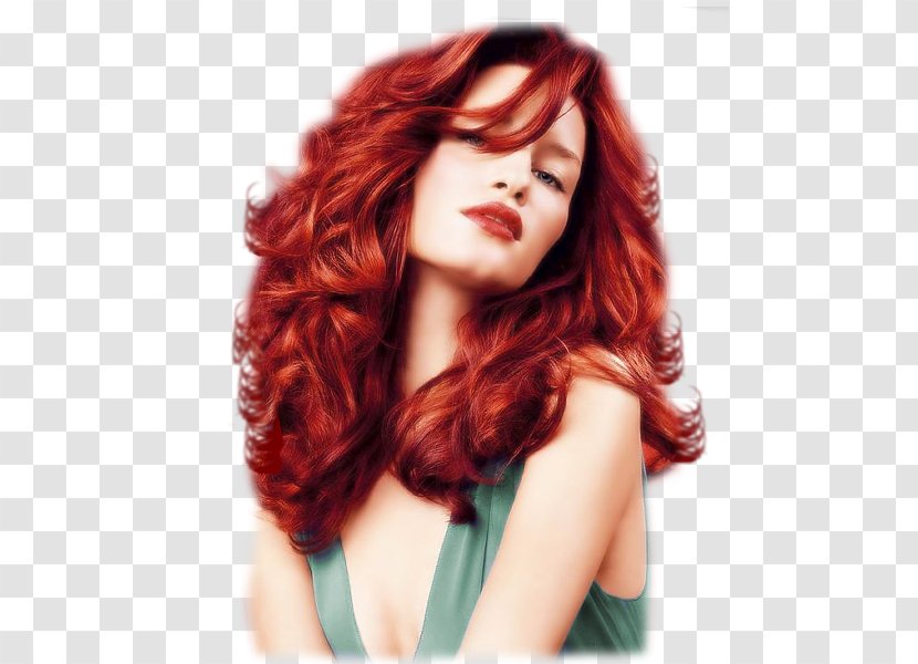 Red Hair Long Coloring Centerblog - Blog Transparent PNG