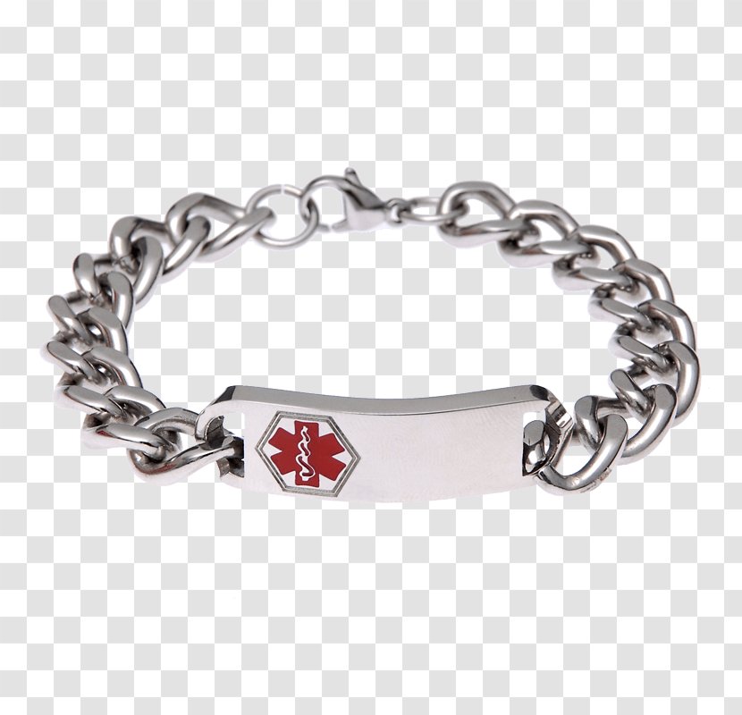 Bracelet Medical Identification Tag MedicAlert Jewellery Necklace - Filigree Transparent PNG