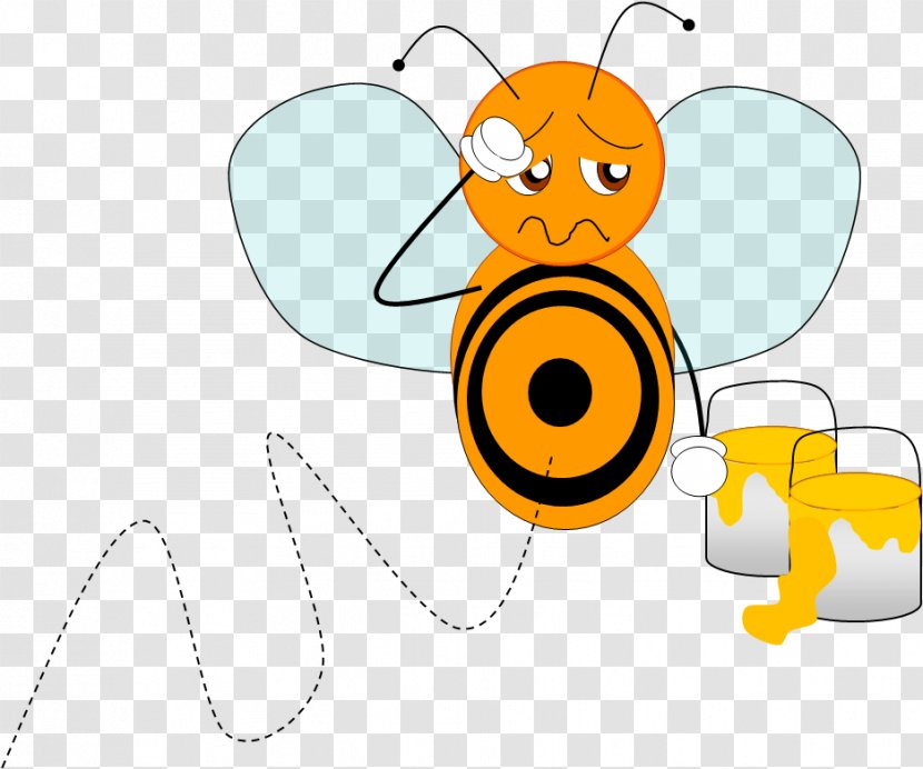 Honey Bee Clip Art - Pixabay - Cartoon Hive Transparent PNG