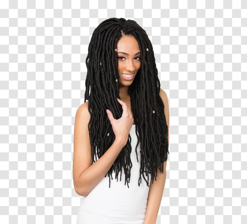 Dreadlocks Hair Coloring Long Afro - Brown Transparent PNG