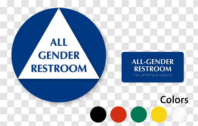 Unisex Public Toilet Gender Symbol Sign - Brand - Neutral Cartoon People Transparent PNG