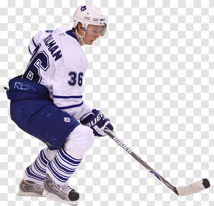 College Ice Hockey Defenseman Protective Pants & Ski Shorts Baseball - Position - Toronto Maple Leafs Logo Transparent PNG