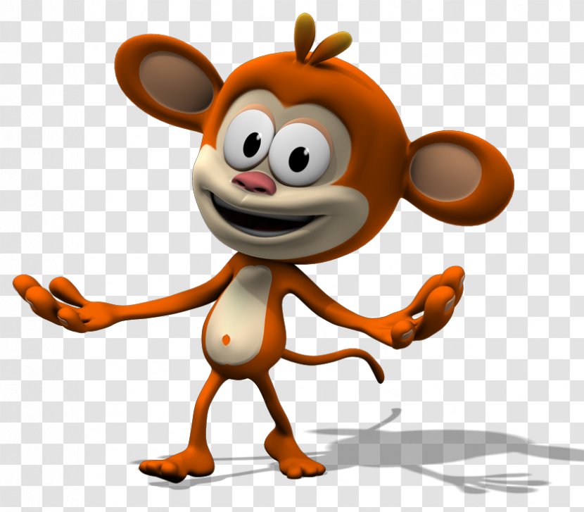 Monkey Animation Television Show Clip Art - Funny Animated Animal Pictures Transparent PNG