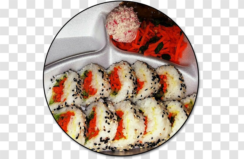 California Roll Gimbap Sushi Side Dish Recipe - Mexican Style Transparent PNG