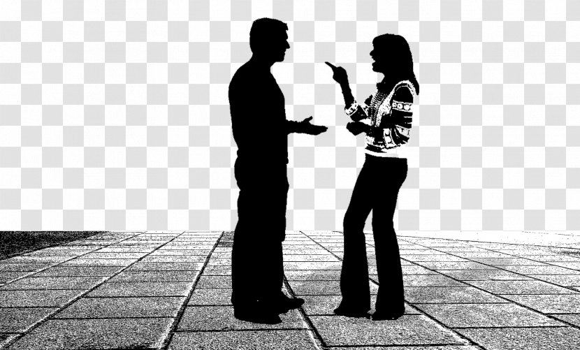 Conversation Single Person Intimate Relationship Speech - Monochrome - Speaking Transparent PNG