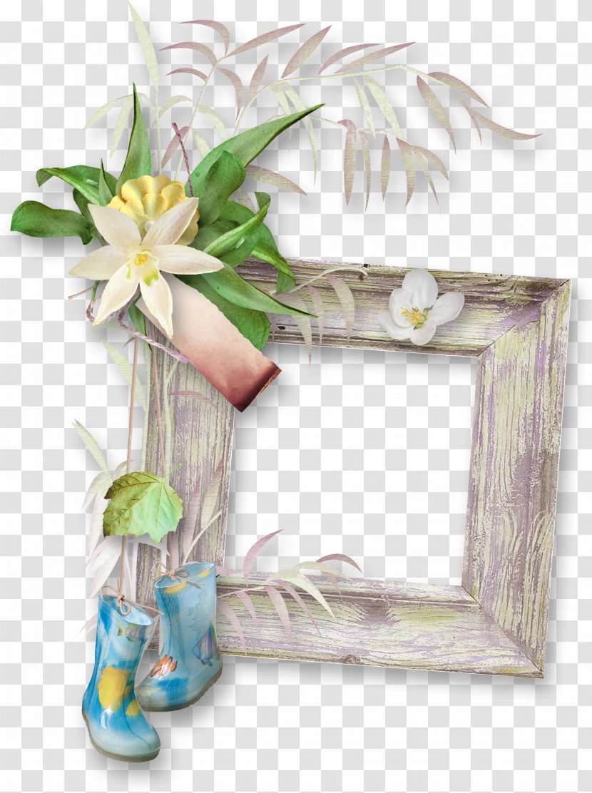 Floral Design Cut Flowers Painting - Picture Frames - Transparent Decorative Drawing Transparent PNG