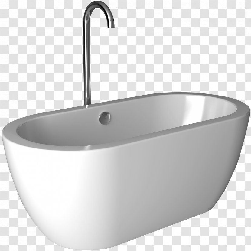 Bathtub Tap Bathroom Sink - Kitchen Transparent PNG