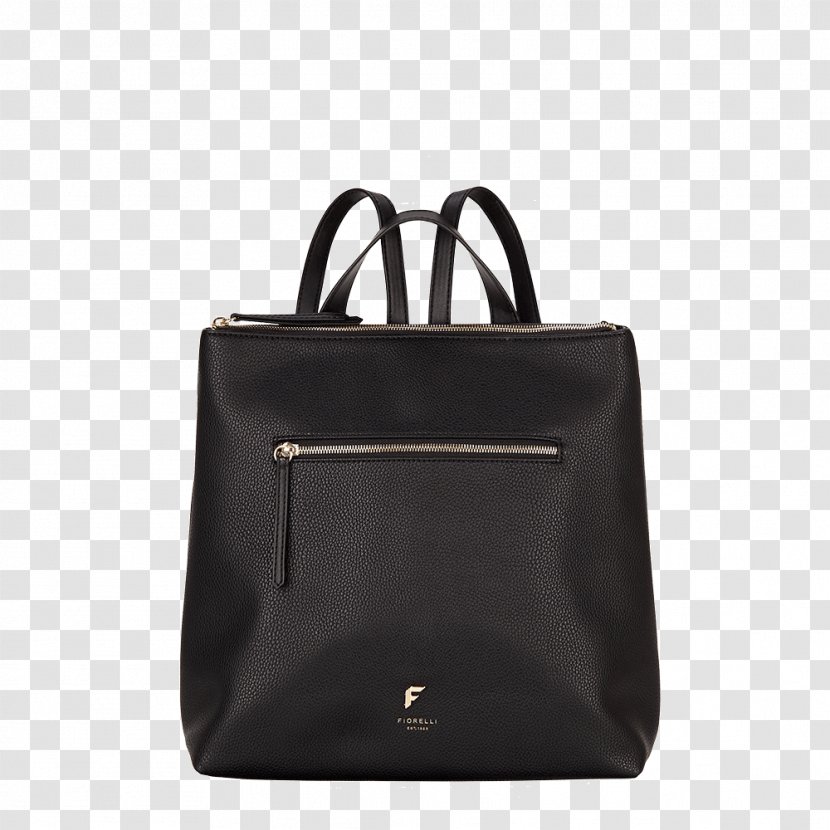 Tote Bag Leather Baggage - Black M Transparent PNG