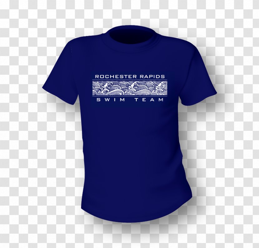 T-shirt Sleeve Necklace Yazbek Cotton - Cobalt Blue Transparent PNG