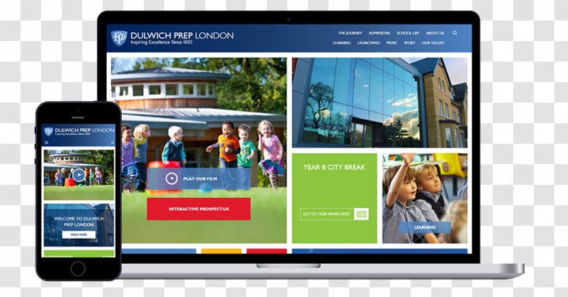 Dulwich Prep London Smartphone Independent School Website Transparent PNG