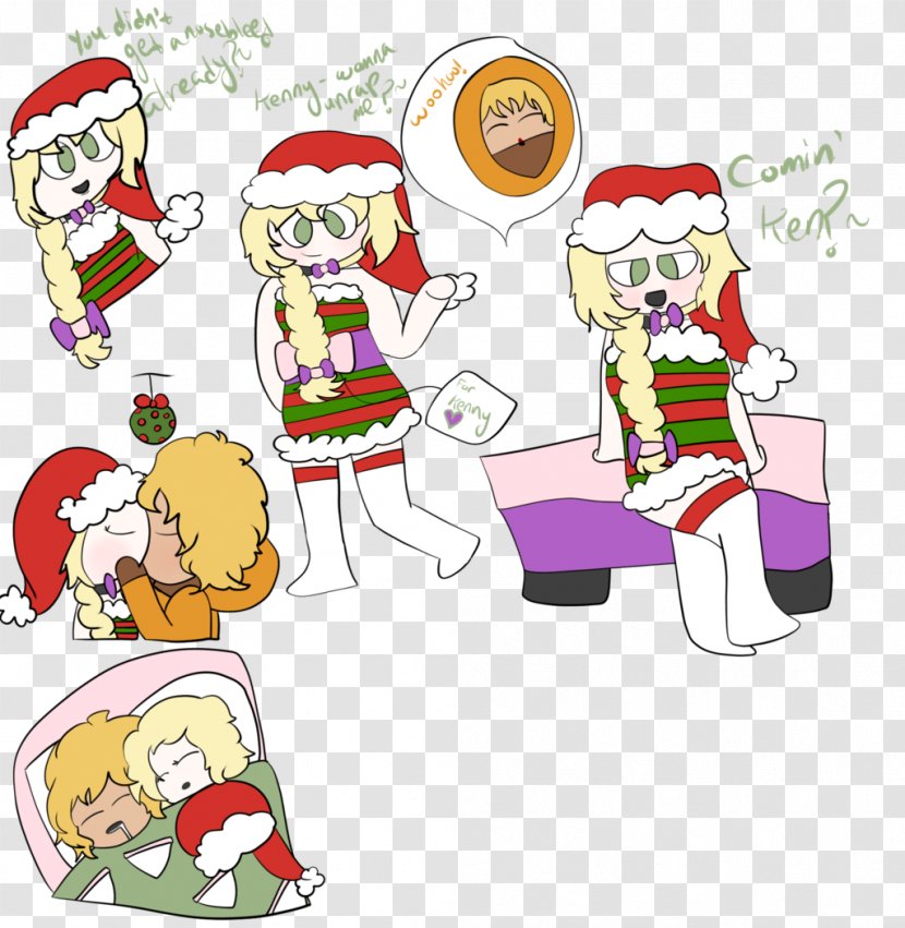 Santa Claus Christmas Ornament Clip Art Illustration Human Behavior - Holiday Transparent PNG