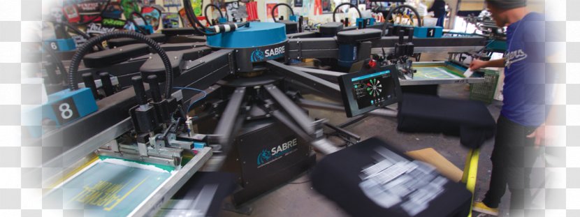 Plastisol Screen Printing T-shirt Machine Transparent PNG