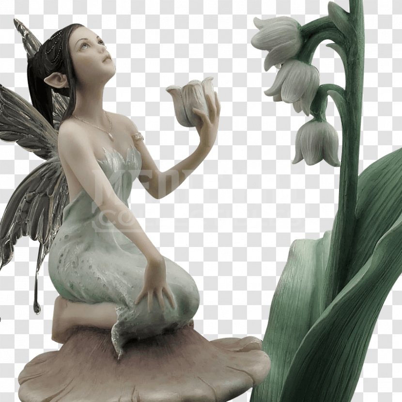 Figurine Classical Sculpture Statue Fairy - Artist - Lily Of The Valley Transparent PNG