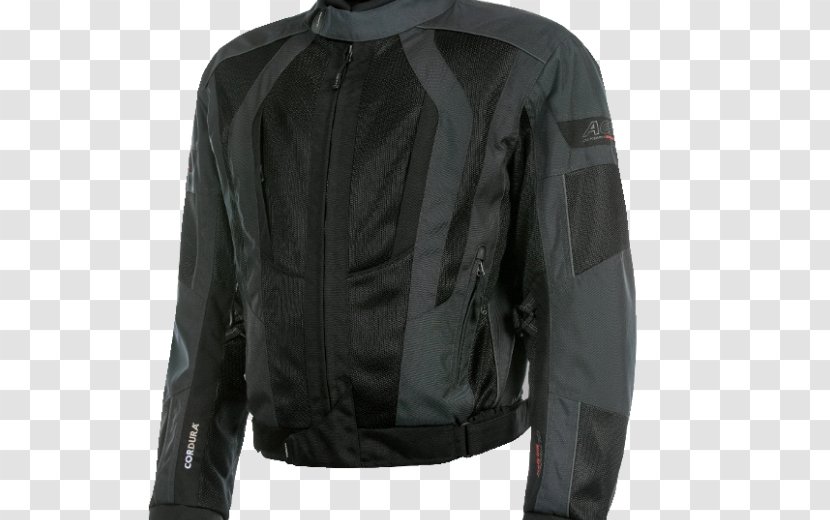 Leather Jacket Klim Overcoat Clothing - Black - Mens Flat Material Transparent PNG