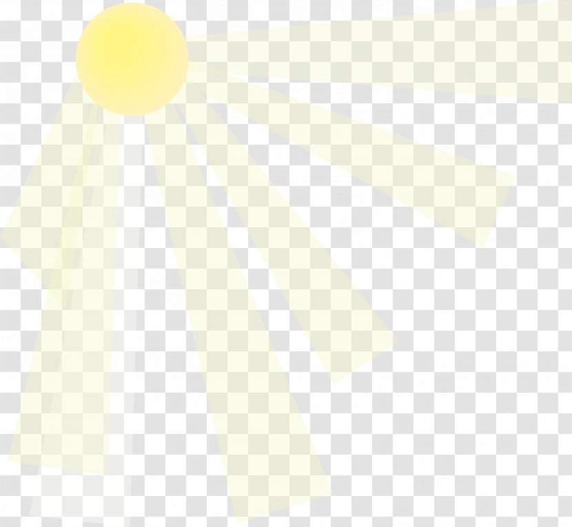 Yellow Lines Light - Glare Transparent PNG
