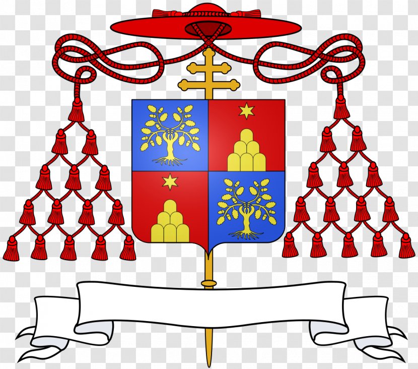 Cardinal Coat Of Arms Pope Benedict XVI Ecclesiastical Heraldry Galero - Ali Transparent PNG