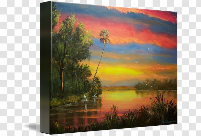 Painting Acrylic Paint Gallery Wrap Picture Frames Transparent PNG