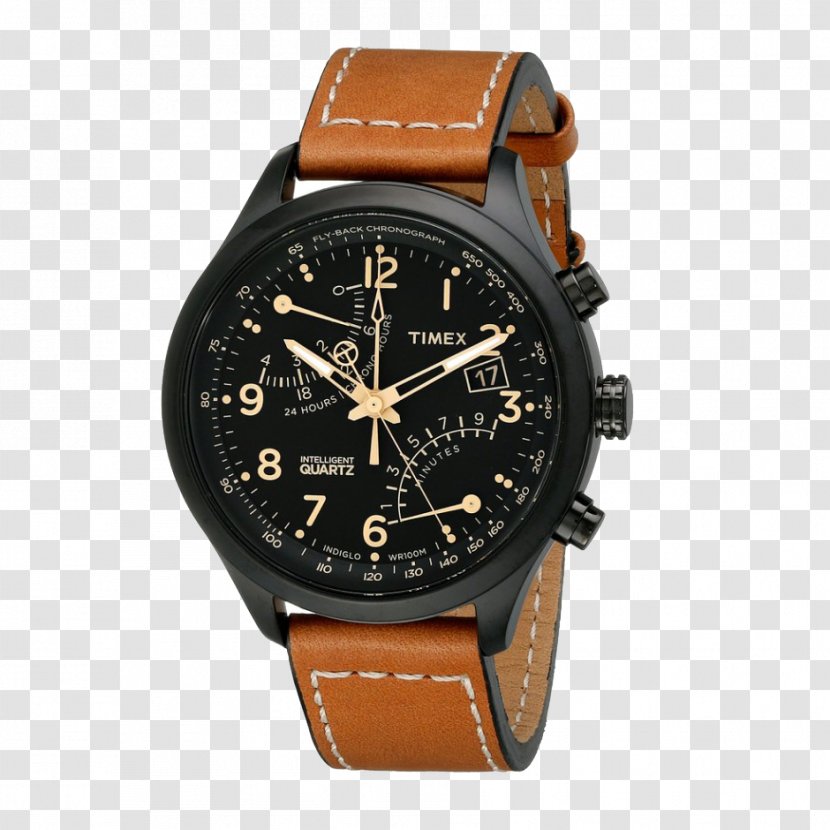 Flyback Chronograph Watch Timex Group USA, Inc. Indiglo - Accessory Transparent PNG