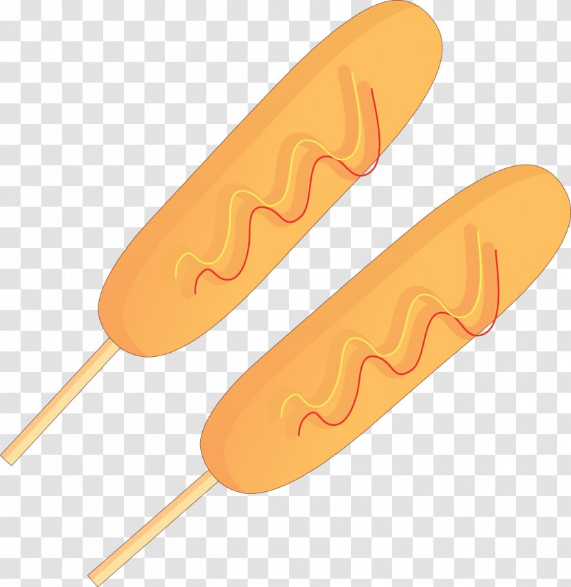 Hot Dog - Food - Orange Transparent PNG