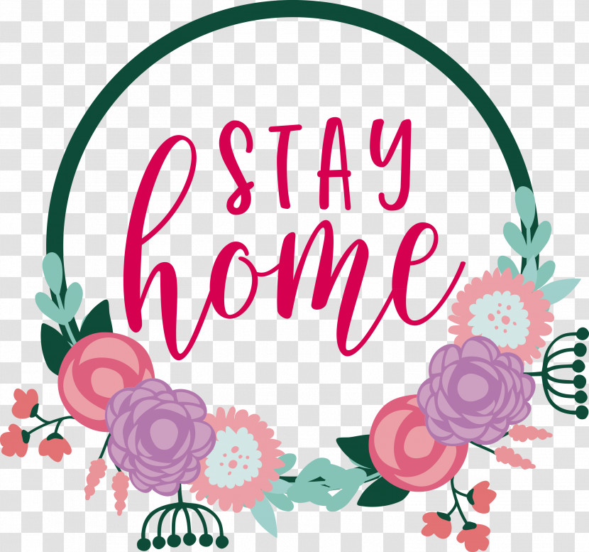 STAY HOME Transparent PNG