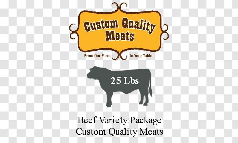 Dairy Cattle Ox Logo Bull - Text - Meat Shop Transparent PNG