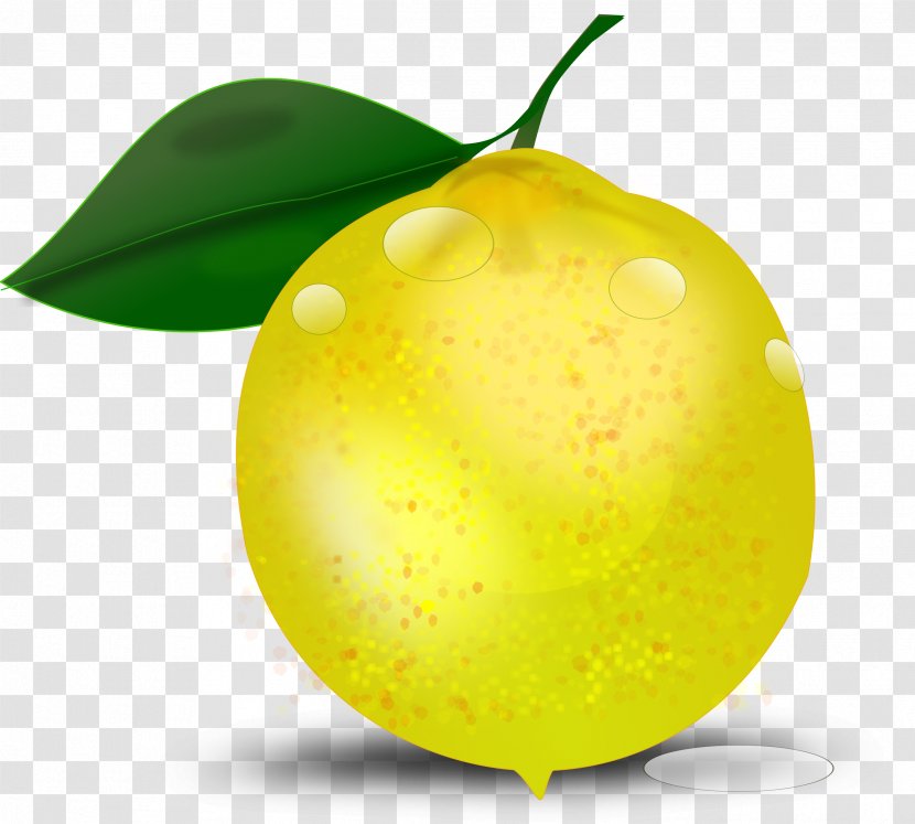 Juice Lemon Fruit Clip Art - Orange Transparent PNG