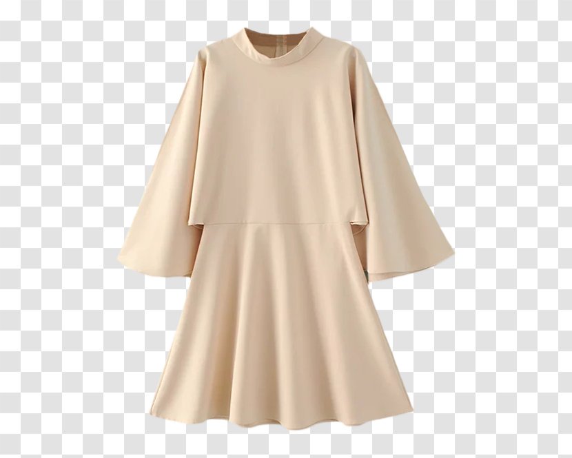 Bell Sleeve Dress Clothing Fashion - Crew Neck Transparent PNG