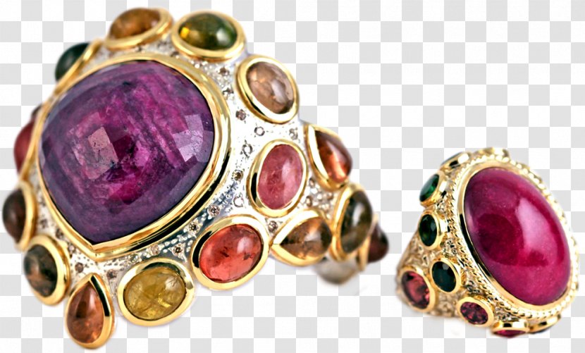 Ruby Earring Jewellery Pietra Dura - Engagement Ring Transparent PNG