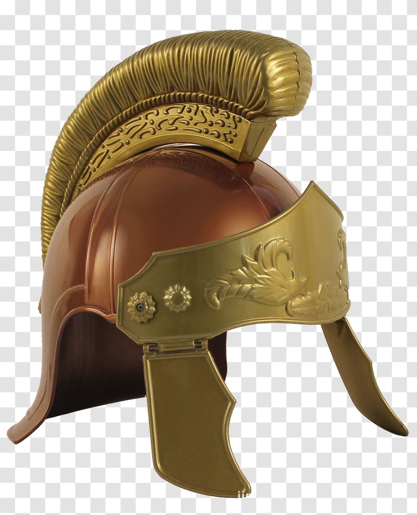 Helmet Middle Ages Hat Galea - Sports Equipment - Medieval Golden Transparent PNG