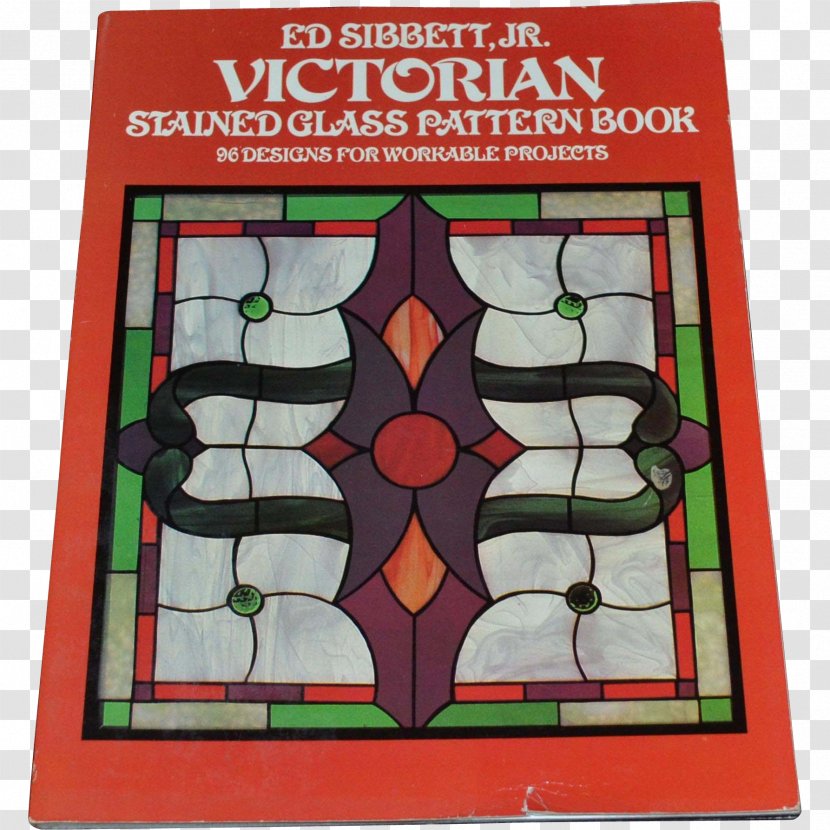 Victorian Stained Glass Pattern Book: 96 Designs For Workable Projects Window - Book Transparent PNG