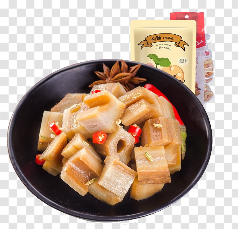 Red Cooking Lotus Root Five-spice Powder Grocery Store - Shopping - Oil But Not Greasy Pork Transparent PNG