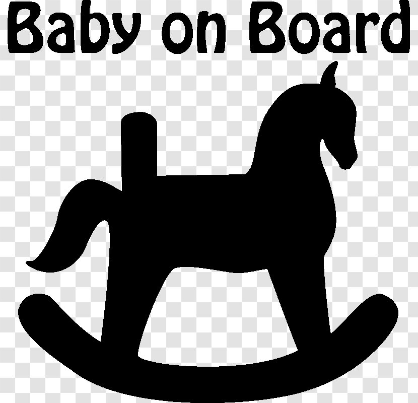 Mother Hubbards Cupboards Dog Horse Kitchen Clip Art - Monochrome Photography - Baby On Board Transparent PNG
