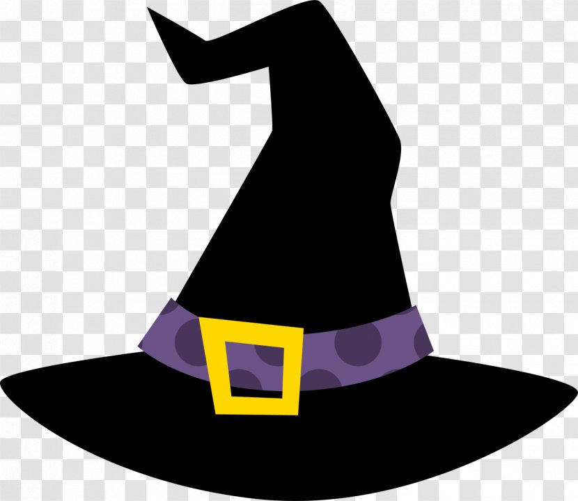 Halloween Witch Hat Witchcraft Clip Art - Cowboy Cliparts Transparent PNG