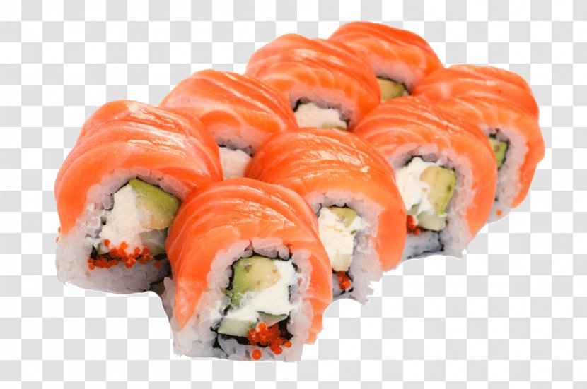 Sushi Makizushi Sashimi California Roll Salmon - Cuisine Transparent PNG