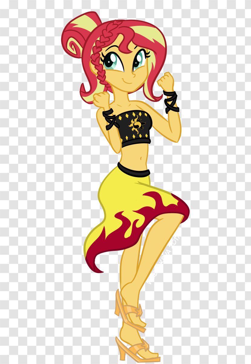 Sunset Shimmer Rainbow Dash Rarity Fluttershy Pinkie Pie - Smile Transparent PNG