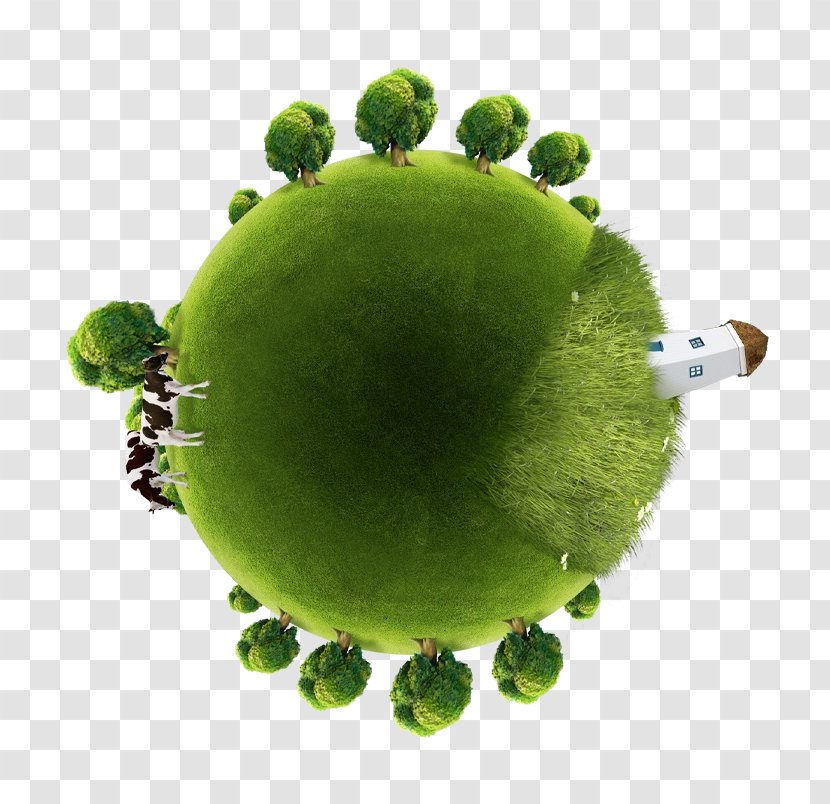 Earth Green Cattle Transparent PNG