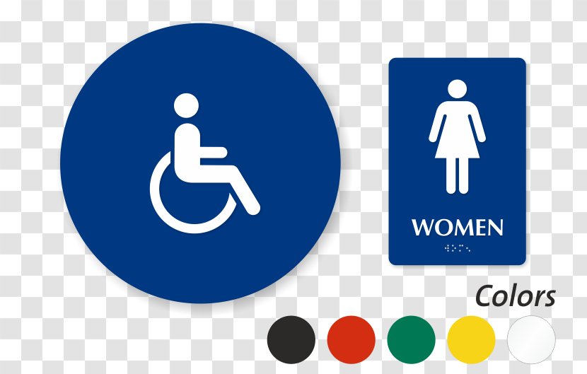 Unisex Public Toilet Bathroom Disability - Symbol - Teeth Whitening Sign Transparent PNG