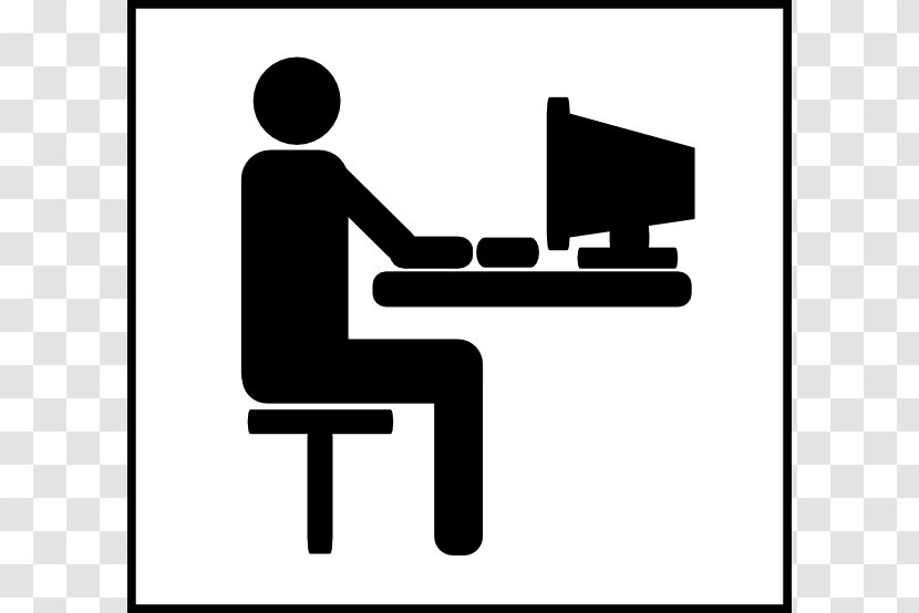 Computer Desk Office Clip Art - Pictures Transparent PNG