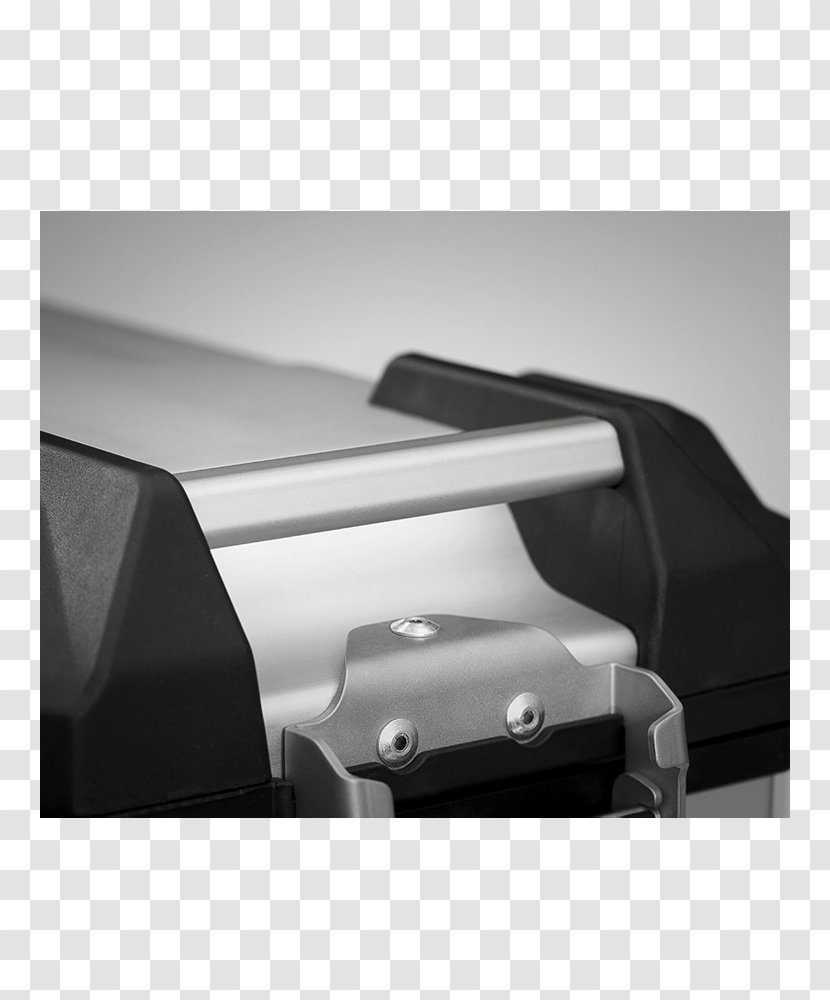 Pannier Aluminium Motorcycle Suitcase Box - Silver Transparent PNG