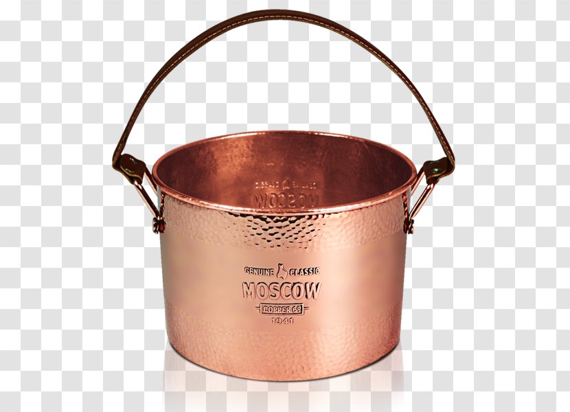 Copper Moscow Mule Bucket Material Mug - Drink Transparent PNG