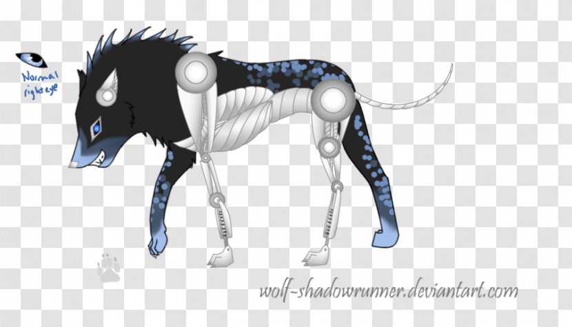 Mane Gray Wolf Robotics Drawing - Mustang Horse - Robot Transparent PNG