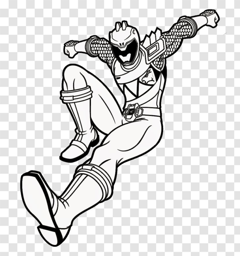 Billy Cranston Red Ranger Power Rangers - Footwear - Season 18 Coloring BookPower Transparent PNG