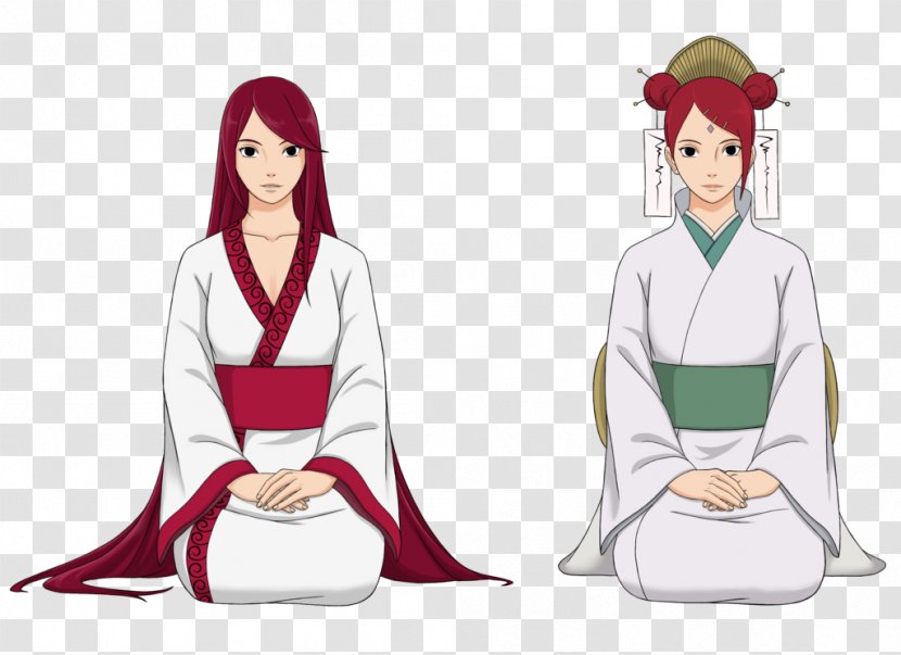 Naruto Uzumaki Hashirama Senju Madara Uchiha Kushina Karin - Watercolor - Mito Transparent PNG