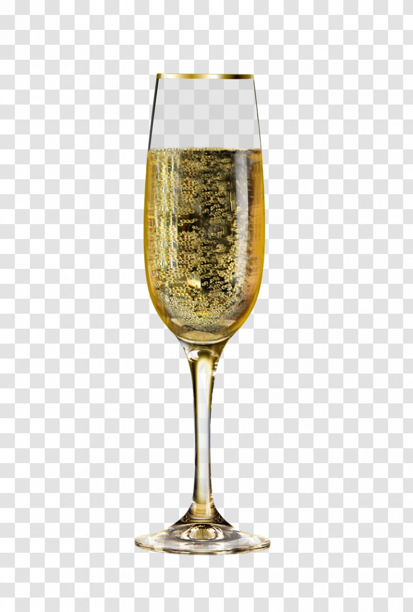 White Wine Champagne Beer Sparkling Transparent PNG