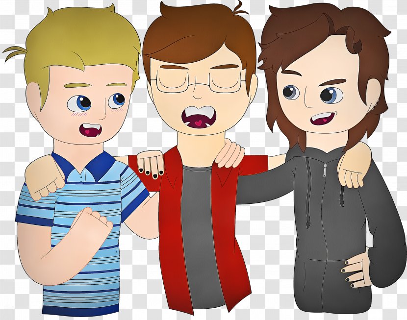 Cartoon People Animated Finger Animation - Hand Gesture Transparent PNG