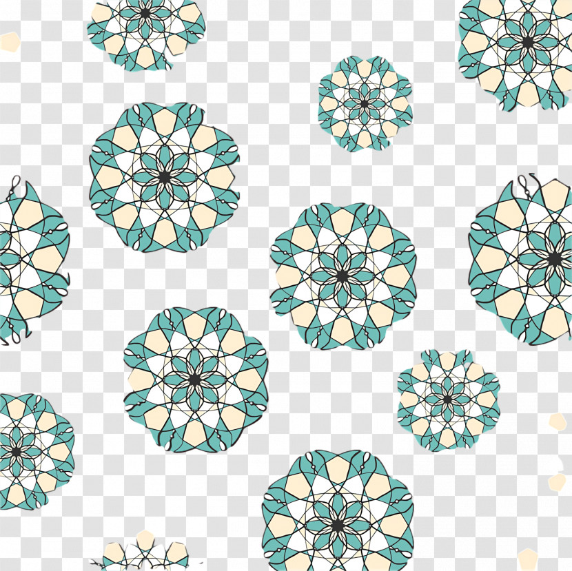 Turquoise Pattern Line Symmetry Jewelry Design Transparent PNG